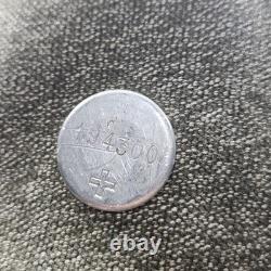 Vintage Swiss Army Military Backpack Rucksack Canvas Leather Salt & Pepper 1968