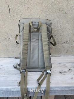 Vintage Swiss Army Military Backpack Rucksack Rubber canvas M94