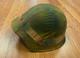 Vintage Swiss Army Military Helmet M18 / M40 With Padded Leather Liner