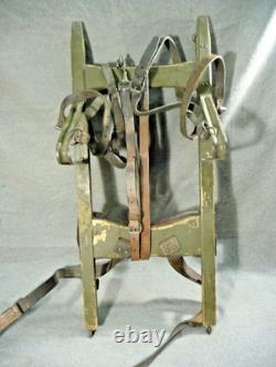 Vintage Swiss Army Military Packboard SATTLER Backpack
