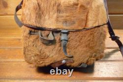 Vintage Swiss Army Military Pony Fur Backpack Tornister Rucksack Frick Bern28 43