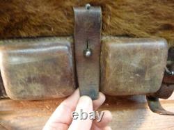 Vintage Swiss Army Military Pony Fur Backpack Tornister Rucksack Frick Bern28 43