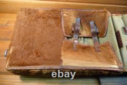Vintage Swiss Army Military Pony Fur Backpack Tornister Rucksack Frick Bern28 43
