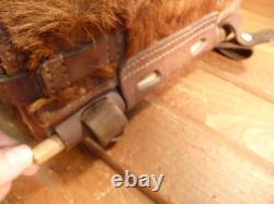 Vintage Swiss Army Military Pony Fur Backpack Tornister Rucksack Frick Bern28 43