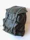 Vintage Swiss Army Military Rubberized Waterproof Leather Big Backpack Green 82