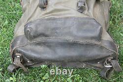 Vintage Swiss Army Rubberized Mountain Engineering Survival Military Backpack