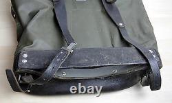 Vintage Swiss Army Rubberized Mountain Engineering Survival Military Backpack