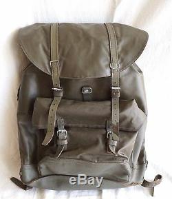 Vintage Swiss Army Rubberized Mountain Engineering Survival Military Backpack #1