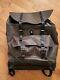 Vintage Swiss Army Rubberized Waterproof & Leather Military Rucksack Backpack