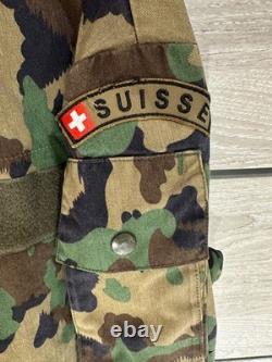 Vintage Swiss Army TAZ 90 Field Jacket Military Surplus 1990, Size 52