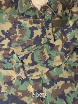 Vintage Swiss Army TAZ 90 Field Jacket Military Surplus 1990, Size 52