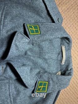Vintage Swiss Army Wool Uniform Jacket Pants Set Grey Military 54N 56 ZH60