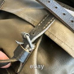 Vintage Swiss Military Backpack Rubberized Army Waterproof Rucksack Survival Bag