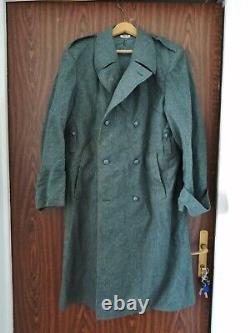 Vintage Swiss military army wool winter coat coats man men clothing surplus gear