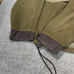Vintage Tommy Hilfiger Jacket Mens Medium Military Patrol Surplus Fleece Green