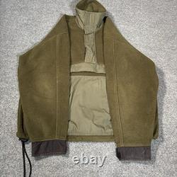 Vintage Tommy Hilfiger Jacket Mens Medium Military Patrol Surplus Fleece Green