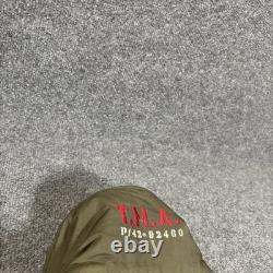 Vintage Tommy Hilfiger Jacket Mens Medium Military Patrol Surplus Fleece Green