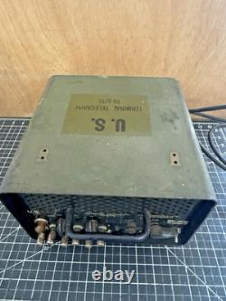 Vintage U. S. Army Military Radio Telephone Telegraph Terminal TH-5/TG untested