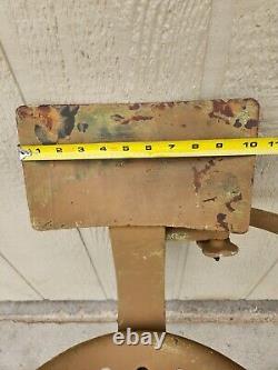Vintage U. S Military Army Tank Armored Vehicle Steel Command Battle Chair