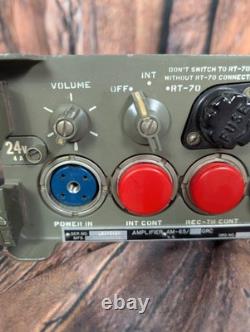 Vintage US ARMY Amplifier Radio AM-65/GRC US Military