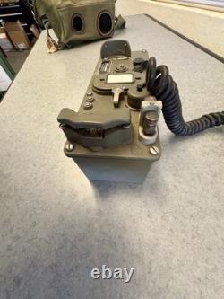 Vintage US ARMY Field Telephone Set TA-312/PT Military Radio Phone with Carry Bag