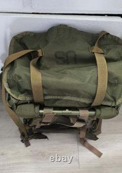 Vintage US Army ALICE Combat Field Pack with Frame Military Issue Large