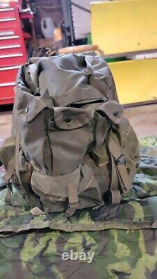 Vintage US Army Field Pack Combat Large Backpack with Frame 8465-01-019-9103