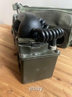 Vintage US Army Field Telephone Set TA-312/PT Military Radio Phone USA UNTESTED