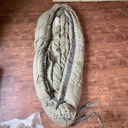 Vintage US Army M-1949 Feather Filled Mountain Regular Sleeping Bag Military