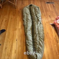 Vintage US Army M-1949 Feather Filled Mountain Regular Sleeping Bag Military