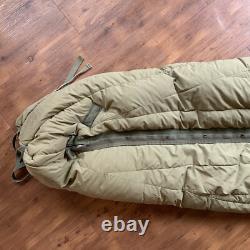 Vintage US Army M-1949 Feather Filled Mountain Regular Sleeping Bag Military