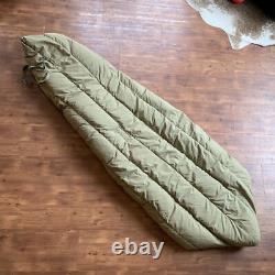 Vintage US Army M-1949 Feather Filled Mountain Regular Sleeping Bag Military