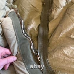 Vintage US Army M-1949 Feather Filled Mountain Regular Sleeping Bag Military