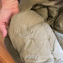 Vintage US Army M-1949 Feather Filled Mountain Regular Sleeping Bag Military