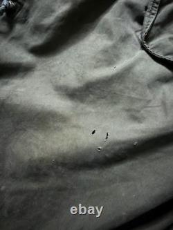 Vintage US Army M-1951 Fishtail Parka Shell M51 Military Coat Large Green 50s