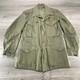 Vintage Us Army M1951 Field Coat Mens Small Green Og107 Cotton Sateen 50s