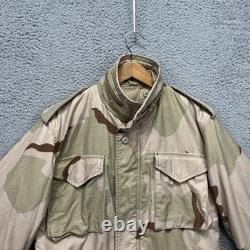 Vintage US Army M65 Jacket Mens S REG Desert Camo Cold Weather Field Coat 90s