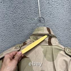 Vintage US Army M65 Jacket Mens S REG Desert Camo Cold Weather Field Coat 90s