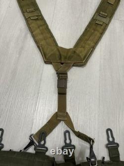 Vintage US Army Medic Pouch Bags Yoke Suspenders WWII Era Style Field Gear