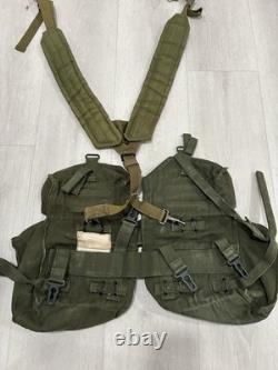 Vintage US Army Medic Pouch Bags Yoke Suspenders WWII Era Style Field Gear