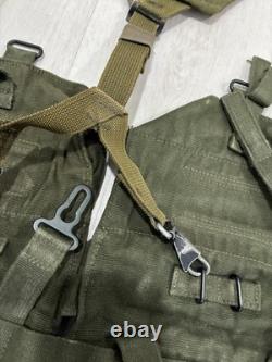 Vintage US Army Medic Pouch Bags Yoke Suspenders WWII Era Style Field Gear