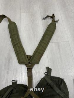 Vintage US Army Medic Pouch Bags Yoke Suspenders WWII Era Style Field Gear
