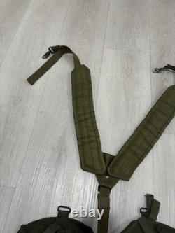 Vintage US Army Medic Pouch Bags Yoke Suspenders WWII Era Style Field Gear