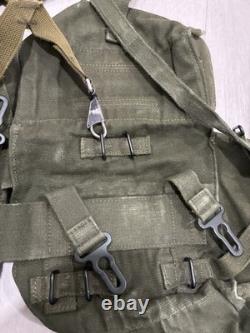Vintage US Army Medic Pouch Bags Yoke Suspenders WWII Era Style Field Gear