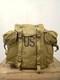 Vintage Us Army Military Backpack Army Green Fade Canvas Bag