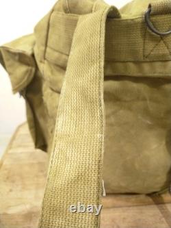 Vintage US Army Military Backpack Army Green Fade Canvas Bag