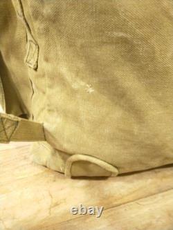 Vintage US Army Military Backpack Army Green Fade Canvas Bag