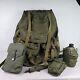 Vintage Us Army Military Combat Field Pack Withaccessories 1962 Canteen + More