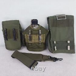 Vintage US Army Military Combat Field Pack withAccessories + 1962 Canteen + More