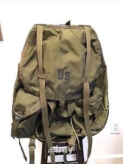 Vintage US Army Military Field Pack Combat ALICE LC-1 Large Backpack with Frame